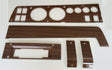 141W-8SET Mopar 1969 B-body Woodgrain Rallye Dash Bezel Kit 8 Track - no AC