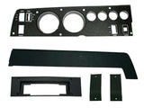 142-8SET Mopar 1970 B-body Rallye Dash Bezel Kit 8 Track - no AC