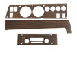 142W-ACSET Mopar 1970 B-body Woodgrain Rallye Dash Bezel Kit AM/FM - with AC