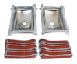 165-66BLKIT Mopar 1966 Plymouth Belvedere and Satellite Taillight Kit