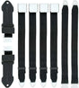 1850-66BEN-100 Mopar 1966-67 B-body Bench Seat Belt Set Black