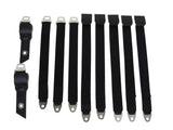 1850-69CBUK Mopar 1968-69 B-body Convertible Bucket Seat Belt Set