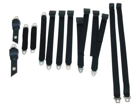 1850-70BUK Mopar 1970 B-body Bucket Seat Belt Set