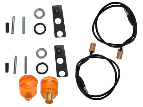 252-69LKIT Mopar 1967-69 A,B-Body Bullet Style Fender Mounted Turn Signal Indicator Lens Kit