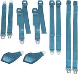 2850-71BUK Mopar 1971 B,E-body Bucket Seat Belt Set