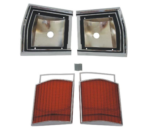 366-67BLKIT Mopar 1967 Dodge Dart Taillight Kit