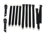 3850-69CBEN Mopar 1968-69 A-body Convertible Bench Seat Belt Set