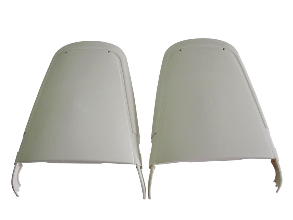 5501-70W 1970 B,E Body Bucket Seat Back White