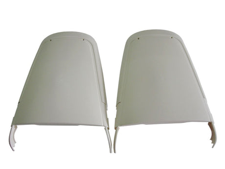 5501-70W 1970 B,E Body Bucket Seat Back White