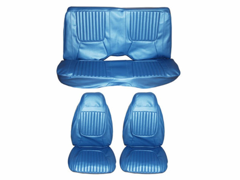 5506-BUK-C 1971 Challenger Front Bucket and Rear Bench Seat Cover Set
