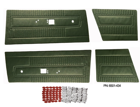 6501-C 1967 Barracuda Fastback Door Panel Set