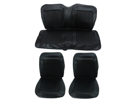 6615-BUK-C Mopar 1967 Barracuda Fastback Front Bucket Rear Bench Seat Cover Set