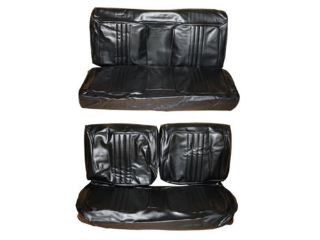 7702-BEN-C 1969 Coronet, Roadrunner, Satellite Standard Style Front Beach Rear Bench Seat Cover Set