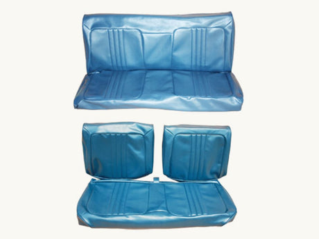 7702-BEN-C 1969 Coronet, Roadrunner, Satellite Standard Style Front Beach Rear Bench Seat Cover Set