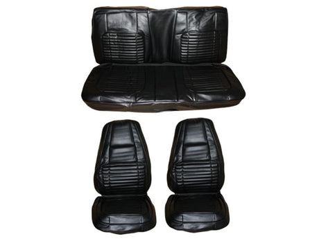 7703-BUK-C Mopar 1970 Charger 500 R/T Front Bucket Rear Bench Seat Cover Set