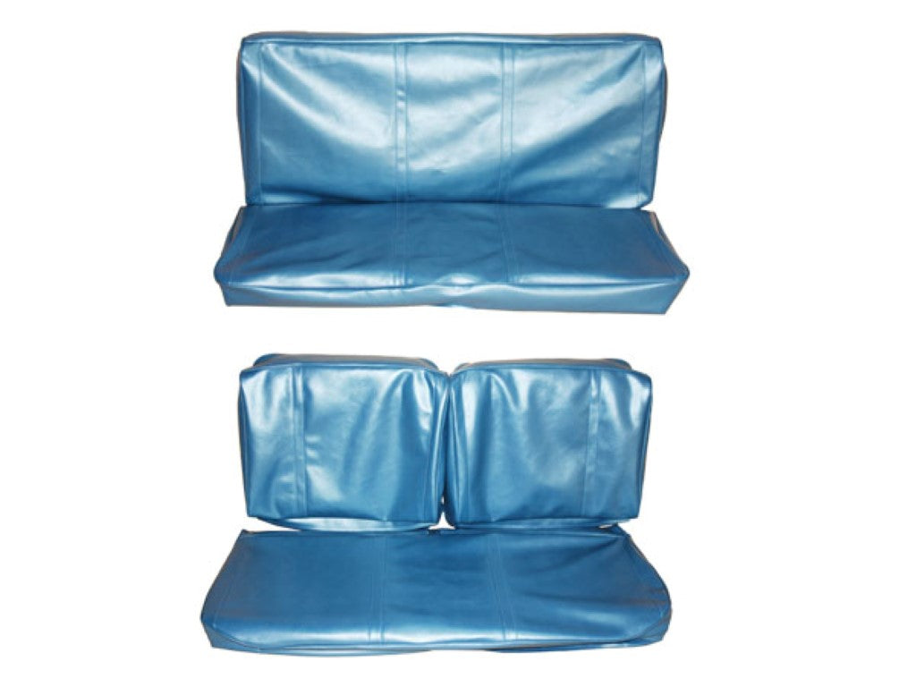 7704-BEN-C Mopar 1970 Roadrunner Satellite Standard Style Front Bench Rear Bench Seat Cover Set