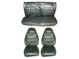 7706-BUK-C 1972-73 Charger, Roadrunner, Satellite Front Bucket Rear Bench Seat Cover Set