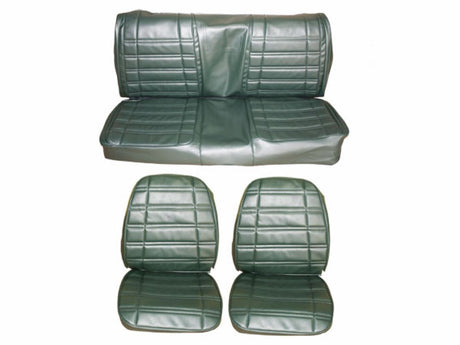 7709-BUK-C Mopar 1969 Roadrunner GTX Satellite Front Bucket Rear Bench Seat Cover Set