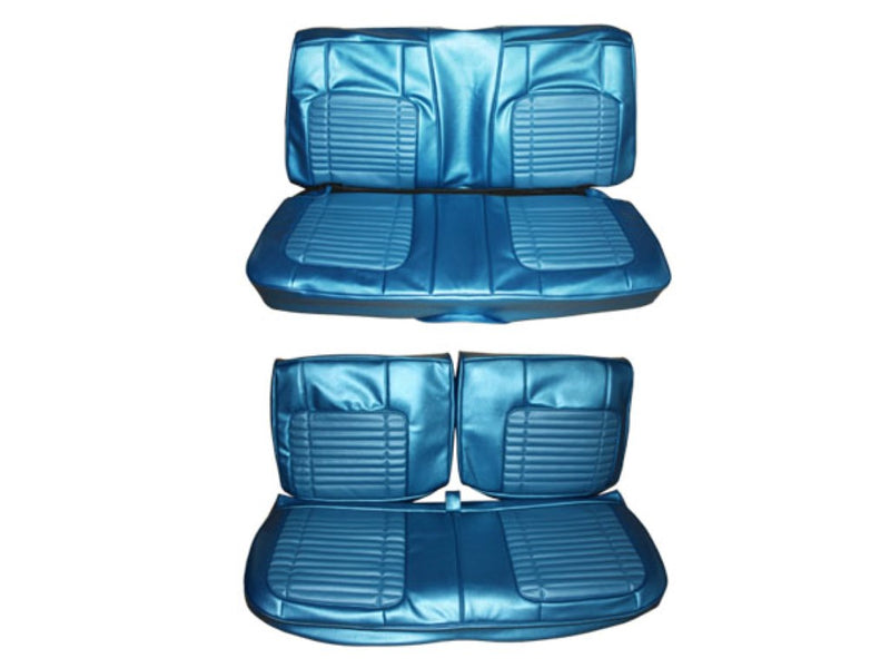 7712-BEN-C 1970 Charger 500 Front Bench Rear Bench Seat Cover Set