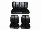 7713-BUK-C Mopar 1968 Roadrunner GTX Satellite Front Bucket Rear Bench Seat Cover Set