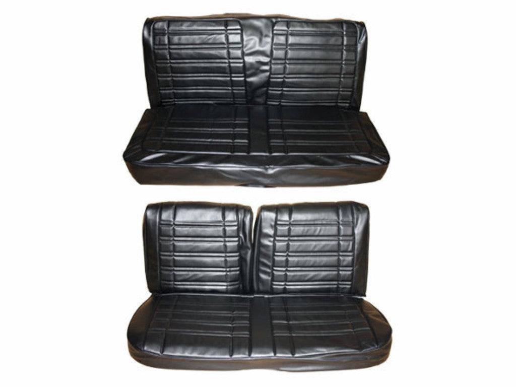 7714-BEN-C Mopar 1970 Coronet 500 R/T Super Bee Front Bench Rear Bench Seat Cover Set