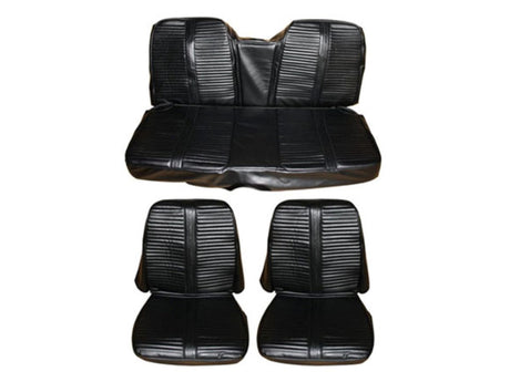 7717-BUK-C Mopar 1967 GTX Satellite Front Bucket Rear Bench Seat Cover Set