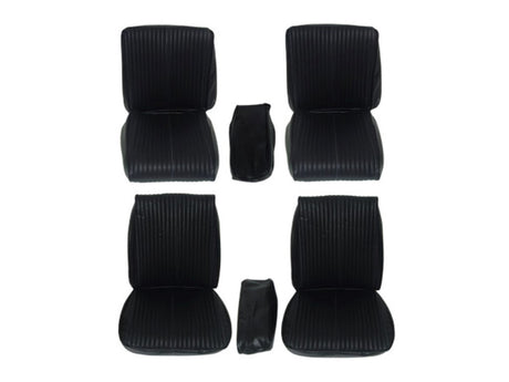 7718-BUK-C Mopar 1967 Charger Front Bucket Rear Bucket Seat Cover Set