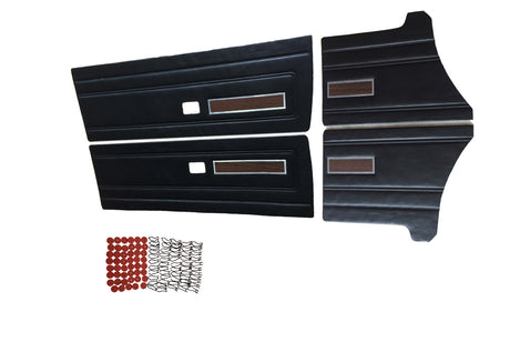 W6505-C Mopar 1971 Duster 340 and Demon Woodgrain Deluxe Style Door Panel Set