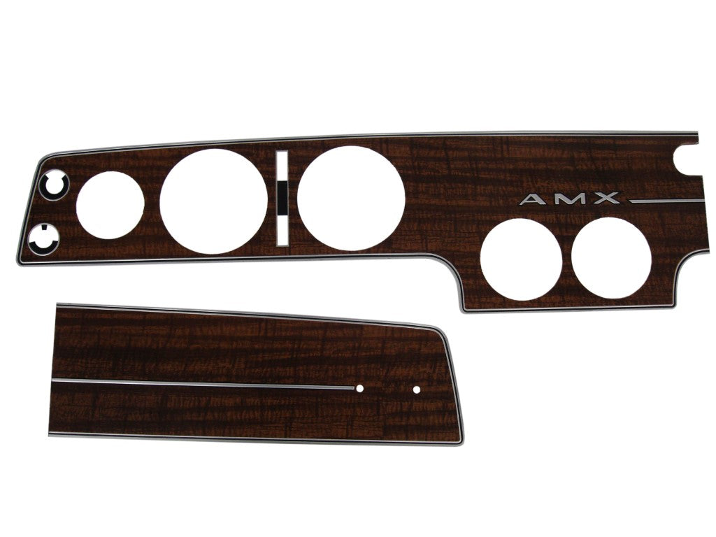 AMC-202-ACA 1970 AMC AMX Dash Bezel Kit with AC