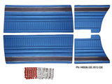 W6506-C Mopar 1972 Duster, Dart, Swinger and Demon Door Panel Set with Woodgrain